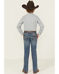 Wrangler Retro Little Boys' Medium Wash Slim Bootcut Stretch Denim Jeans