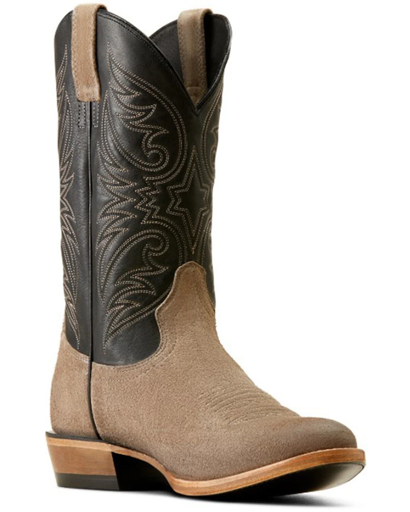 Ariat Men's Bankroll Roughout Western Boots - Round Toe