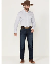 Cinch Men's Jesse Dark Stonewash Slim Straight Performance Stretch Denim Jeans