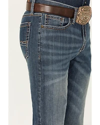 Cody James Men's Colton Wash Duke Relaxed Bootcut Stretch Denim Jeans