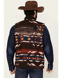 RANK 45® Men's Southwestern Print Softshell Vest