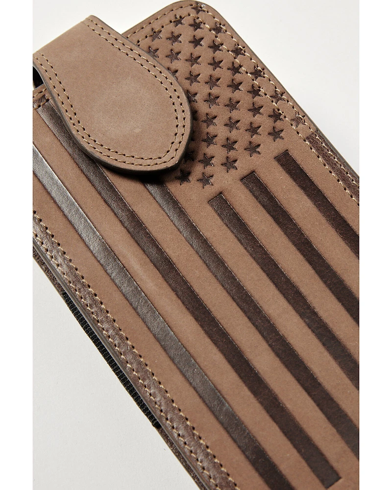 Cody James Men's American Flag Cell Phone Wallet