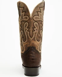 Dan Post Men's Exotic Ostrich Leg Western Boots - Square Toe