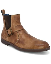 Evolutions Men's Michelangelo Side Buckle Chelsea Boots - Round Toe