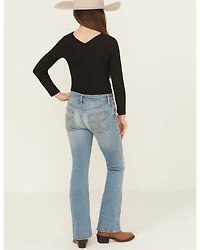 Shyanne Girls' Medium Wash Shayla Bootcut Stretch Denim Jeans