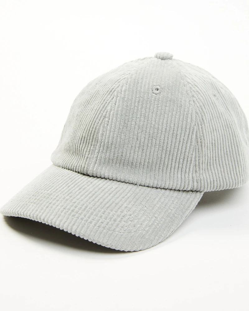 Cleo + Wolf Women's Solid Corduroy Ball Cap