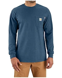 Carhartt Men's FR Loose Fit Lightweight Bandana Print Long Sleeve Graphic T-Shirt