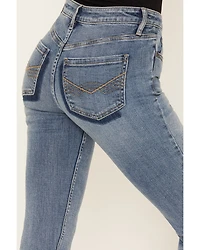 Idyllwind Women's Amalie Light Wash Rebel Mid Rise Bootcut Jeans