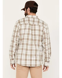 Brothers and Sons Men's Sallisaw Plaid Print Performance Long Sleeve Button Down Western Shirt
