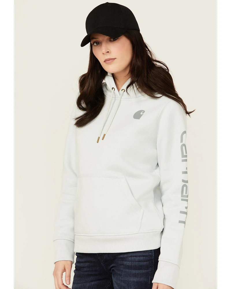 Carhartt Women's Relaxed Fit Midweight Logo Graphic Hoodie