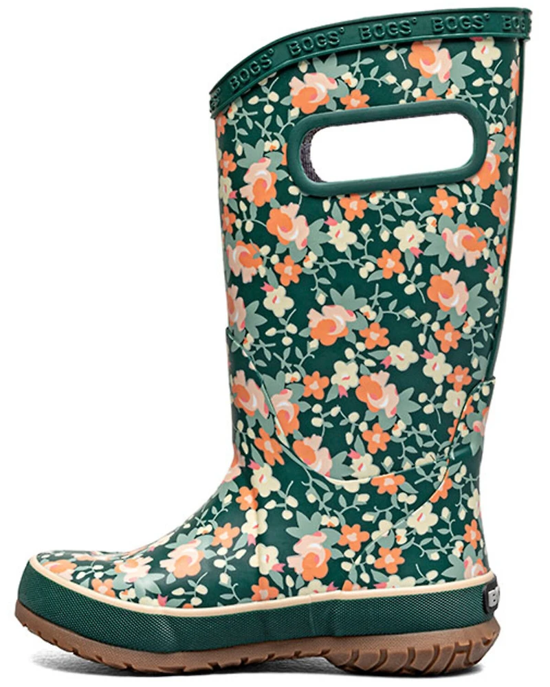 Bogs Girls' Floral Rainboots