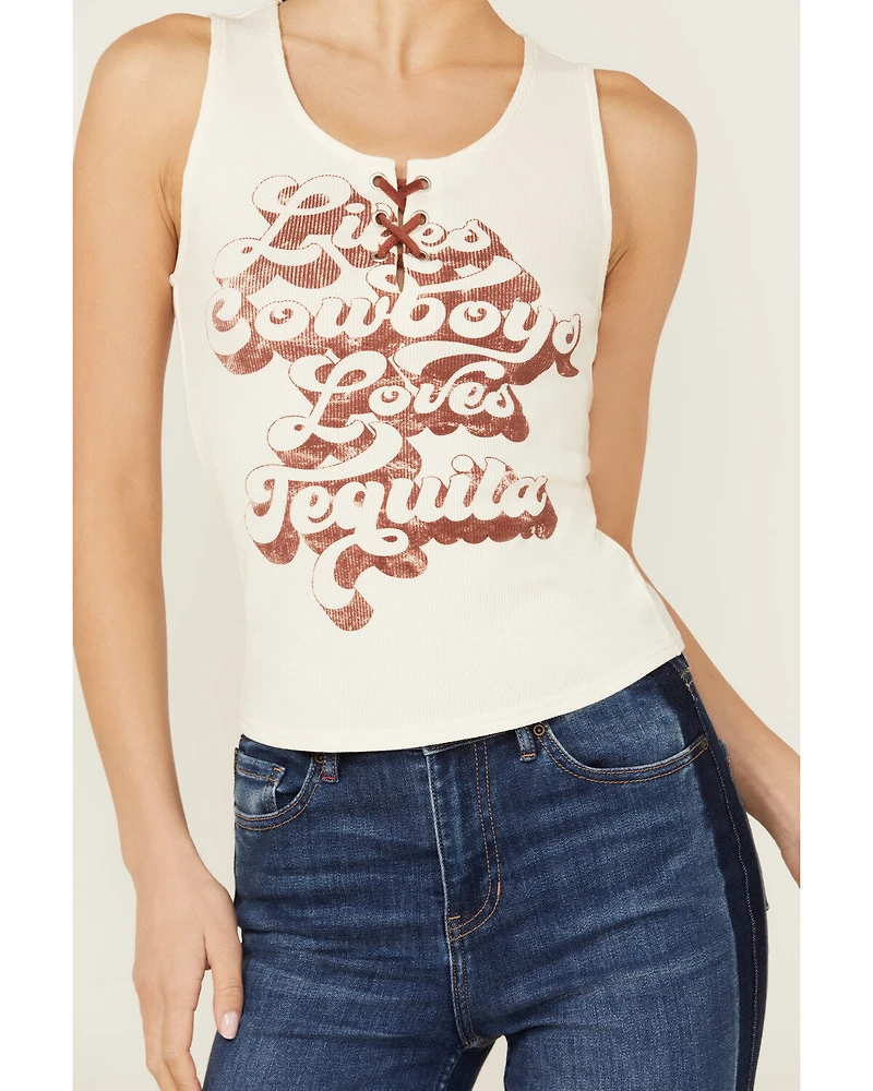 Idyllwind Women's Fahari Lace-Up Front Top