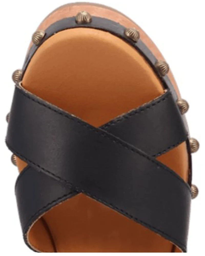 Dingo Women's Lotus Wooden Sandals