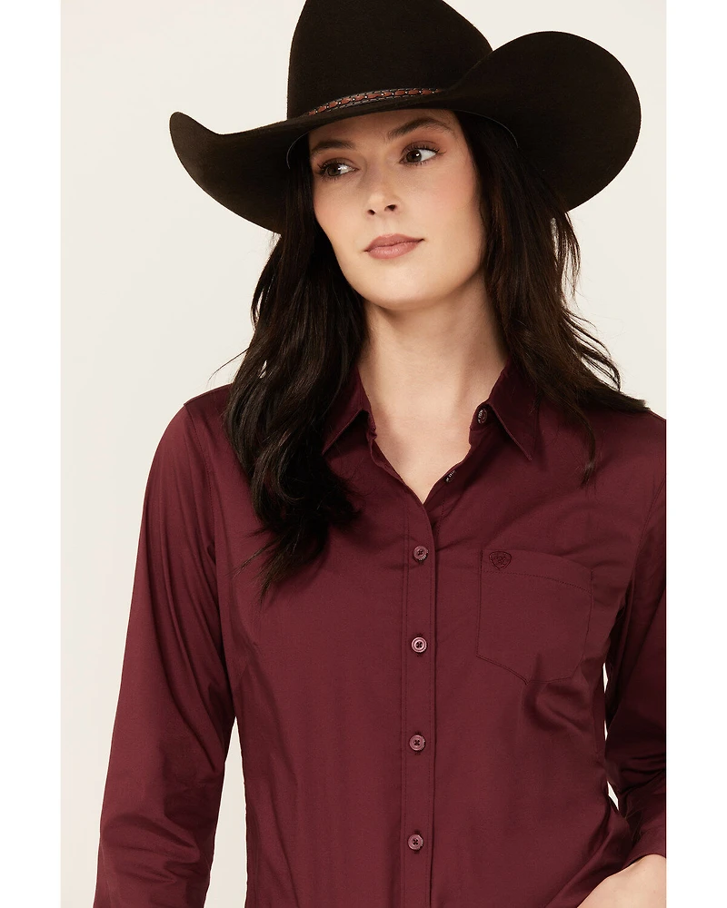Ariat Women's R.E.A.L Kirby Long Sleeve Button-Down Stretch Western Shirt