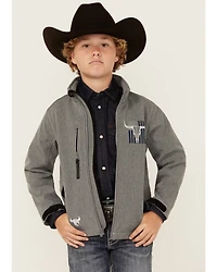 Cowboy Hardware Boys' Skull Flag Softshell Jacket