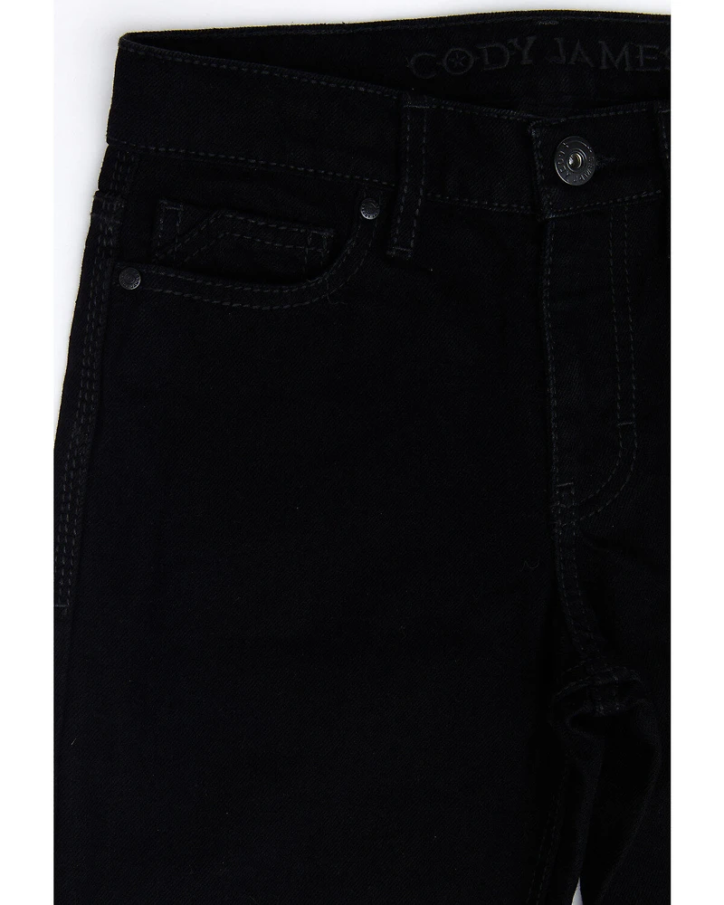 Cody James Boys' Night Rider Mid Rise Rigid Relaxed Bootcut Jeans