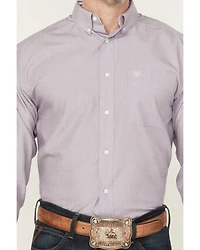 Ariat Men's Solid Long Sleeve Button-Down Western Shirt