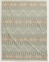 Pendleton Highland Peak Fringed Cotton Throw Blanket