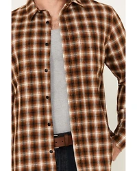 Brothers and Sons Men's Dorado Plaid Print Long Sleeve Button-Down Western Shirt