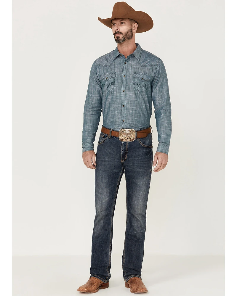 Cody James Men's Hotspot Solid Long Sleeve Snap Western Shirt