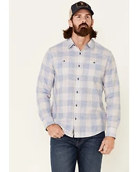 Flag & Anthem Men's Portola Plaid Print Long Sleeve Button Down Western Shirt