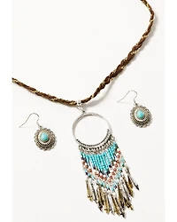 Shyanne Women's Wild Blossom Multi Bead Jewelry Set - 2 Piece
