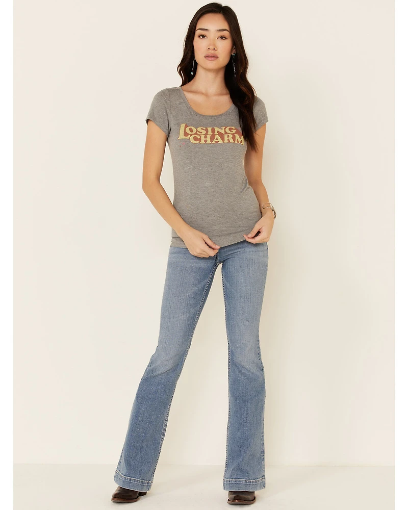 Idyllwind Women's Losing Charm Trustie Short Sleeve Graphic Tee