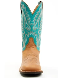 Justin Women's Shay Distressed Performance Western Boots - Broad Square Toe
