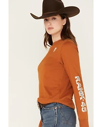 RANK 45® Women's Logo Graphic Long Sleeve Tee