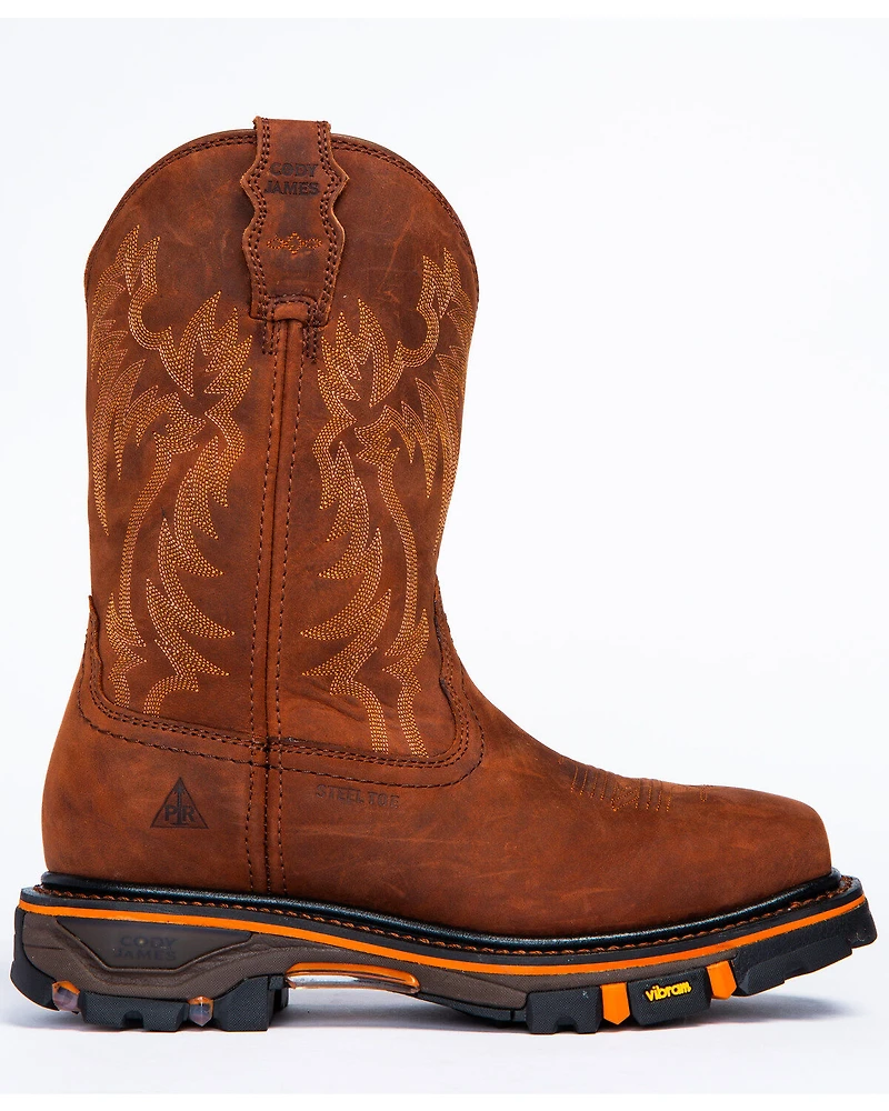 Cody James Men's 11" Decimator Western Work Boots - Steel Toe