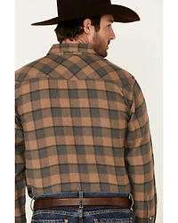 Ariat Men's Hartford Retro Plaid Long Sleeve Snap Western Flannel Shirt