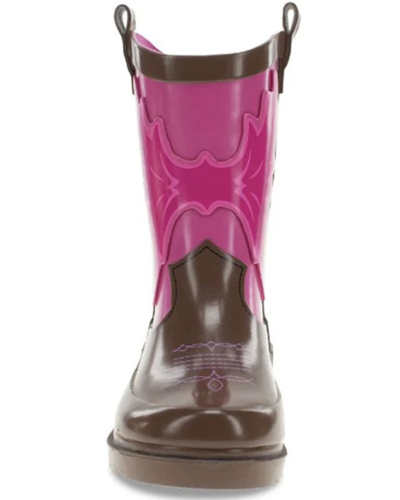 Western Chief Girls' Cowgirl Rain Boots - Round Toe