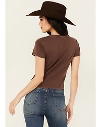 Cleo + Wolf Women's Auggie Short Sleeve Boxy Graphic Tee