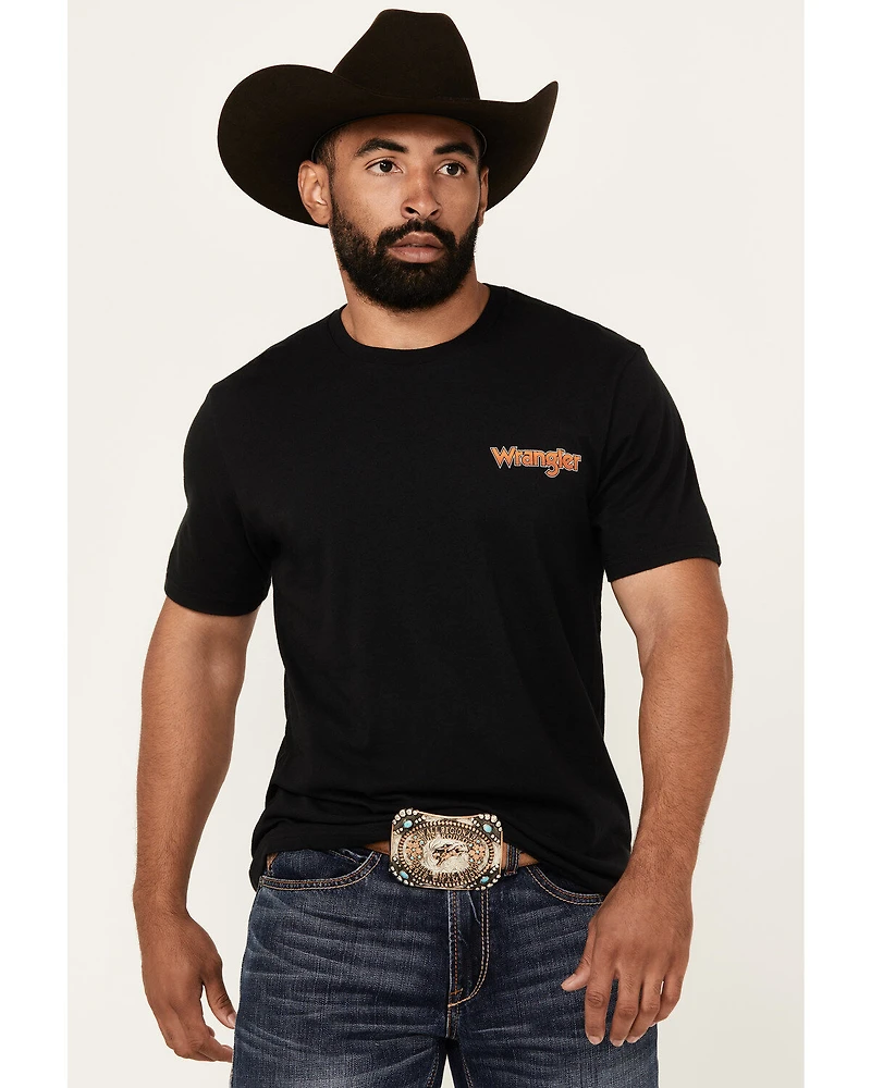 Wrangler Men's Boot Barn Exclusive Bucking Cowboy Short Sleeve Graphic T-Shirt