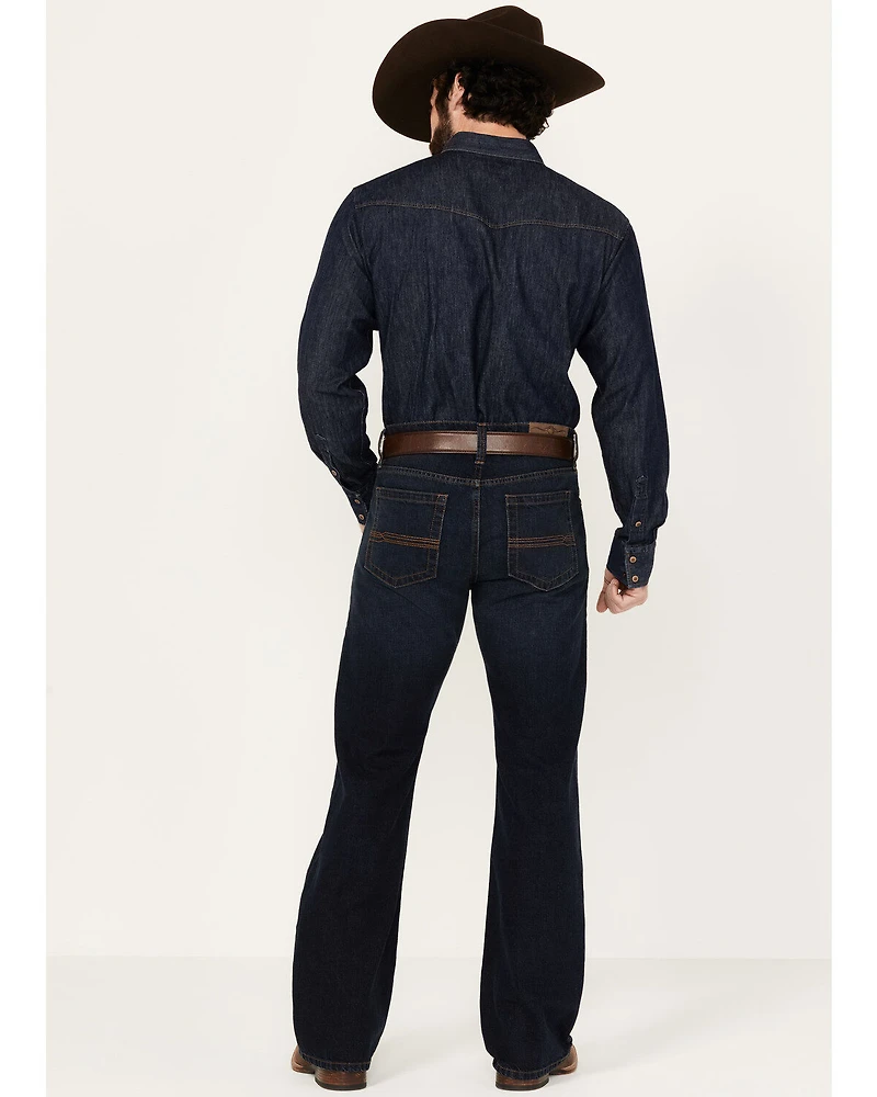 Cody James Men's Reiner Wash Duke Relaxed Bootcut Denim Jeans