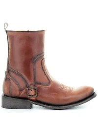Corral Men's Cognac Strap Western Boots - Square Toe