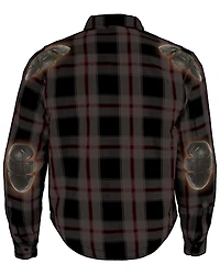 Milwaukee Performance Men's Aramid Reinforced Plaid Flannel Biker Shirt