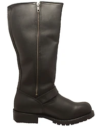 Ad Tec Men's Engineer Biker Boots - Round Toe