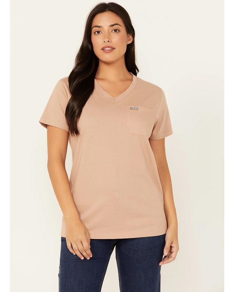 Ariat Women's Rebar Cotton Strong Short Sleeve Work Tee