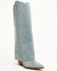 Azalea Wang Women's Banian Tall Western Boots - Snip Toe