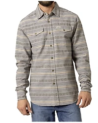 Kimes Ranch Men's Ortega Southwestern Striped Long Sleeve Button-Down Western Shirt