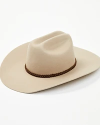 Wrangler Women's Floral Heat Debossed Felt Cowboy Hat