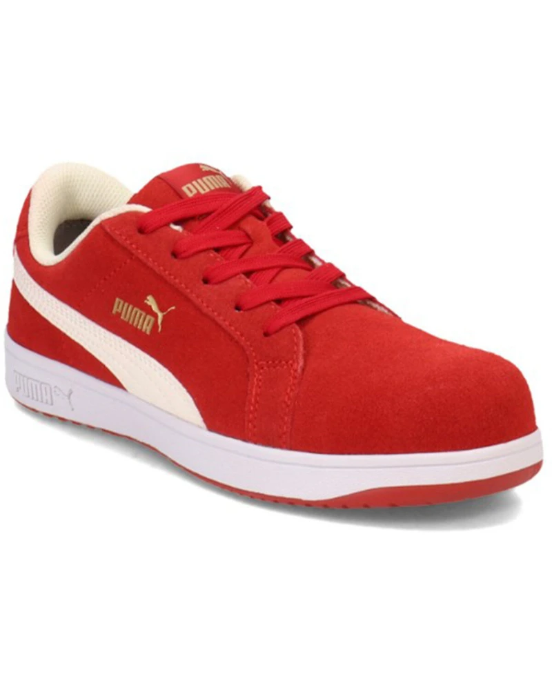 Puma Safety Women's Icon Suede Low EH Toe Work Shoes - Composite