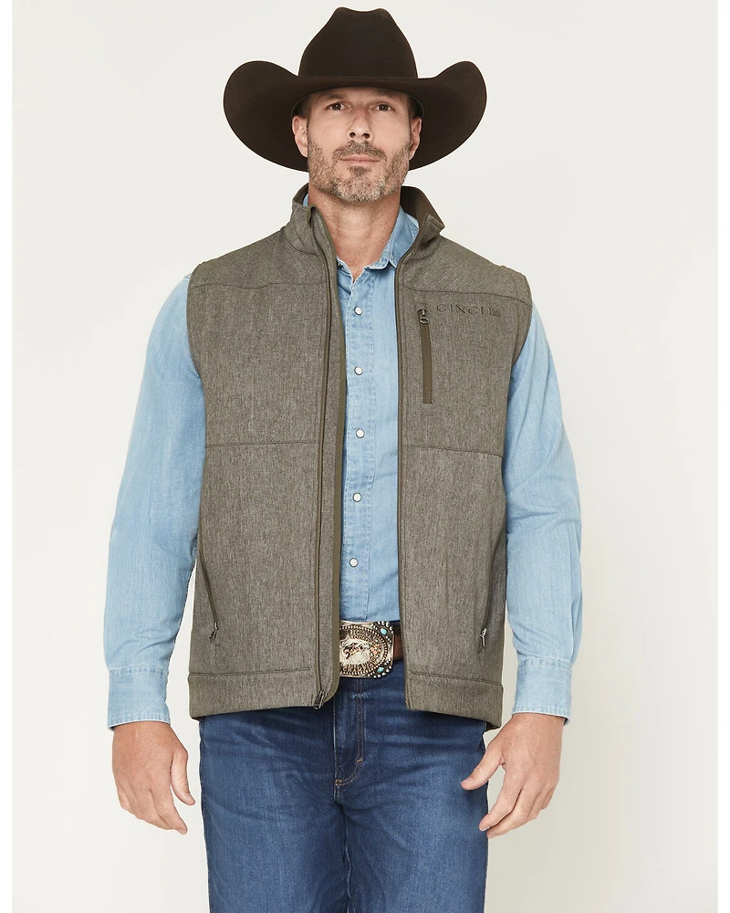 Cinch Men's Bonded Concealed Carry Softshell Vest