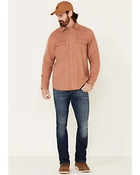 Pendleton Men's Rust Beach Shack Solid Long Sleeve Western Shirt