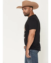 Rock & Roll Denim Men's Bronco Rider Short Sleeve Graphic T-Shirt