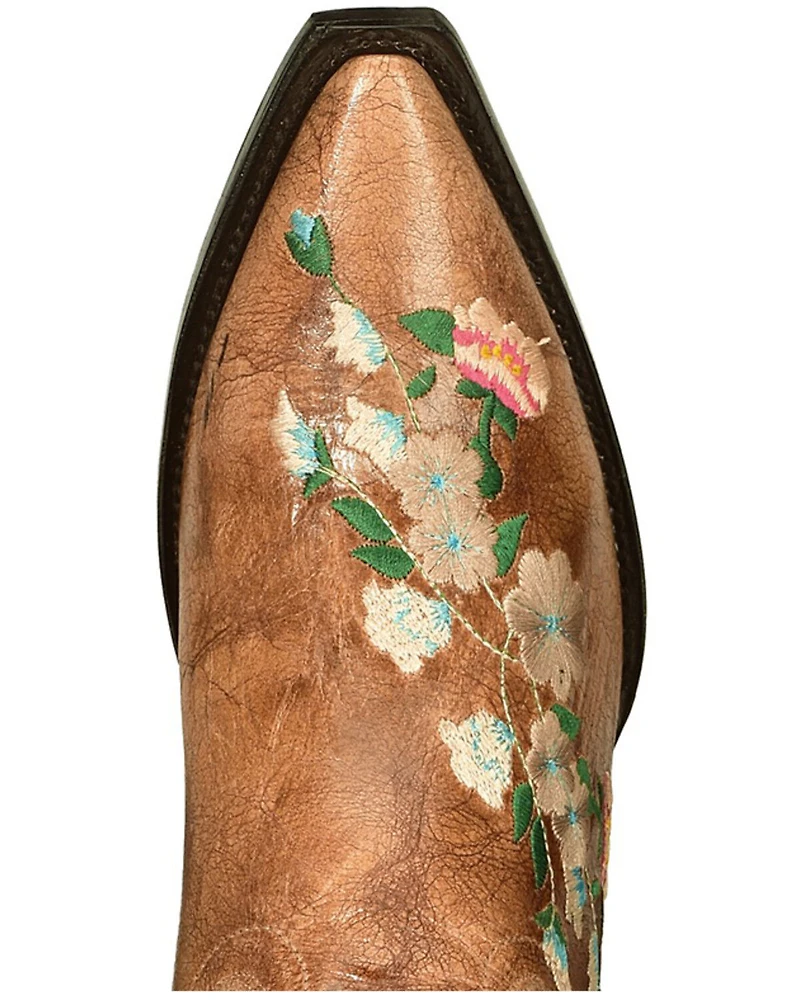 Macie Bean Women's Rose Garden Western Boots - Snip Toe