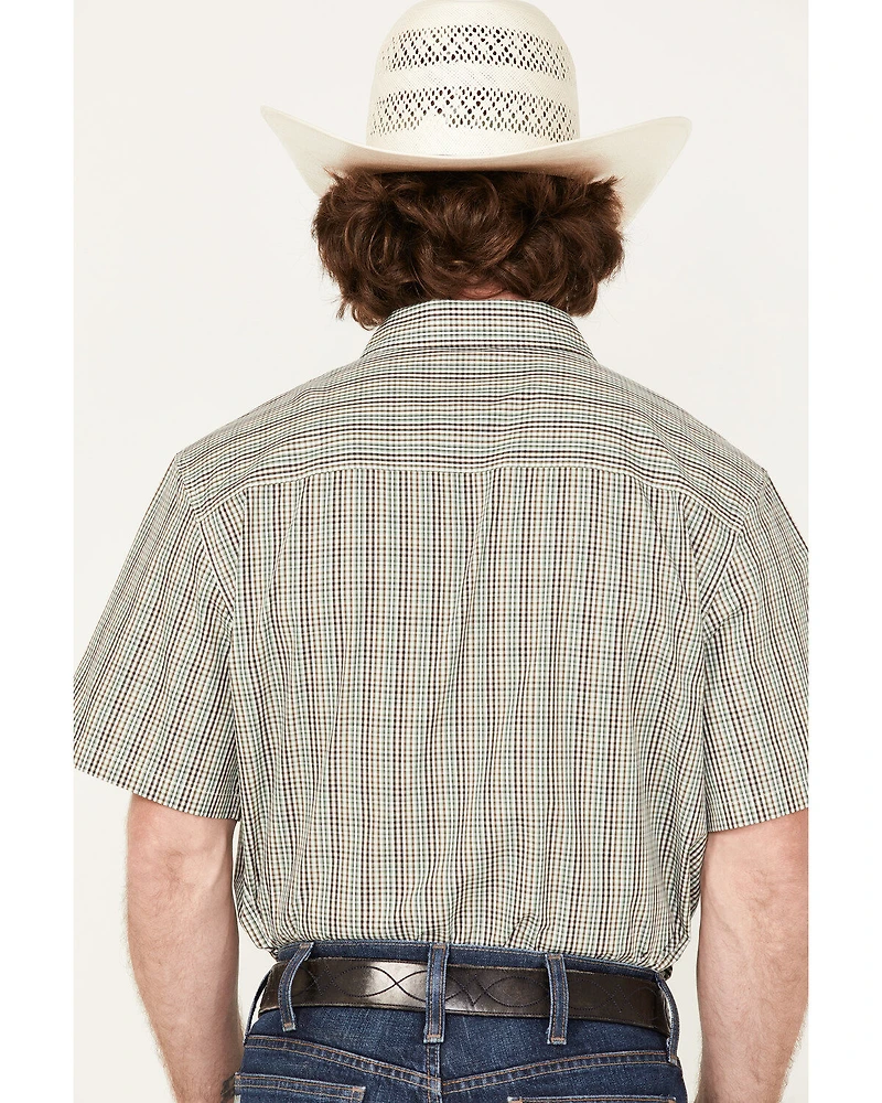 Gibson Men's Cedar Small Plaid Button-Down Western Shirt