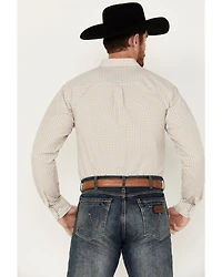 Ariat Men's Pro Series Kiernan Plaid Print Long Sleeve Button-Down Western Shirt