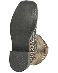 Smoky Mountain Little Boys' Gator Western Boots - Broad Square Toe